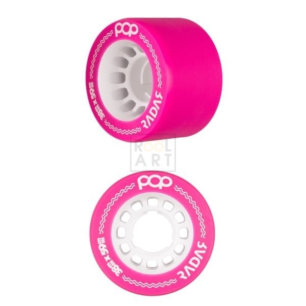 pink indoor wheels radar pop riedell