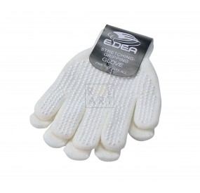 guanti con grip bianco