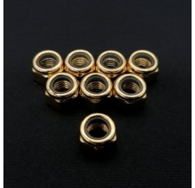 gold wheel nuts