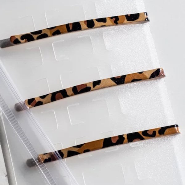 Natalie Anne X Kela - Leopard hair pins