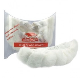 Eco-fur blade covers - white